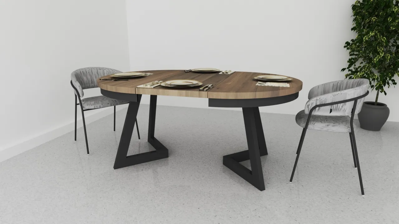 krzesła do małej jadalni okrągły st&oacute;ł