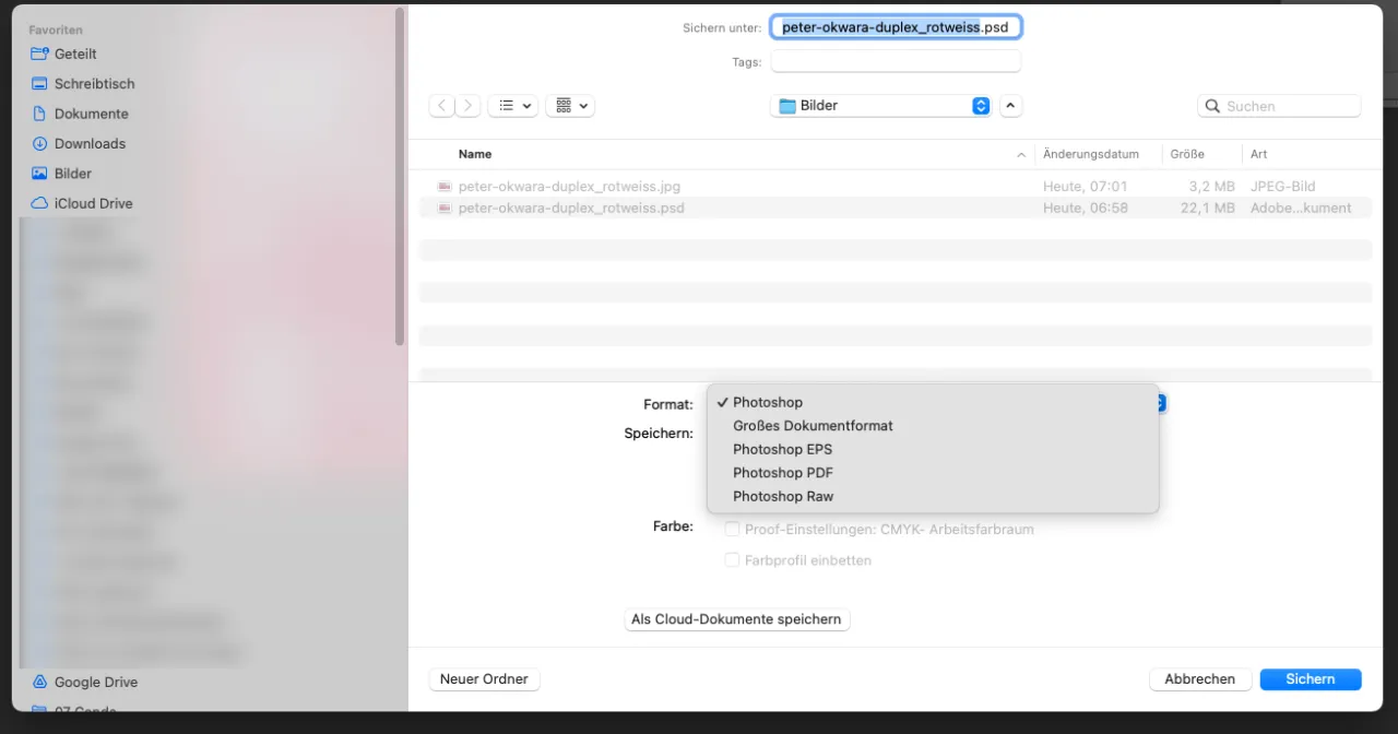 Photoshop Zapisz jako JPG okno dialogowe