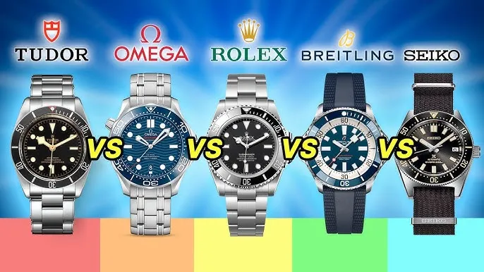 zegarki Longines TAG Heuer Omega Breitling Rolex