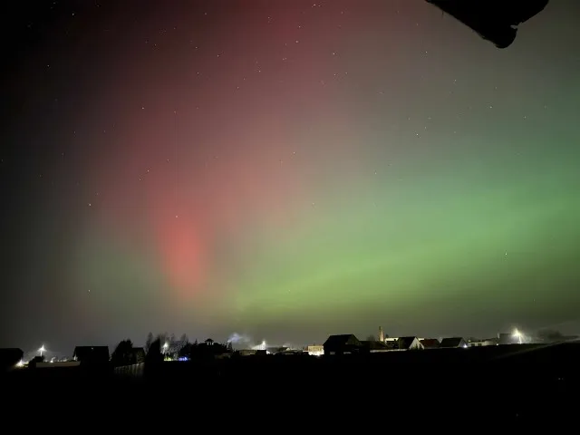 zorza polarna w Polsce