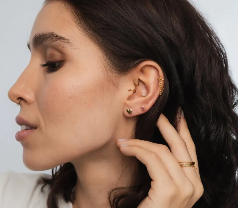 Cennik przekłuć ucha, różne rodzaje kolczyków