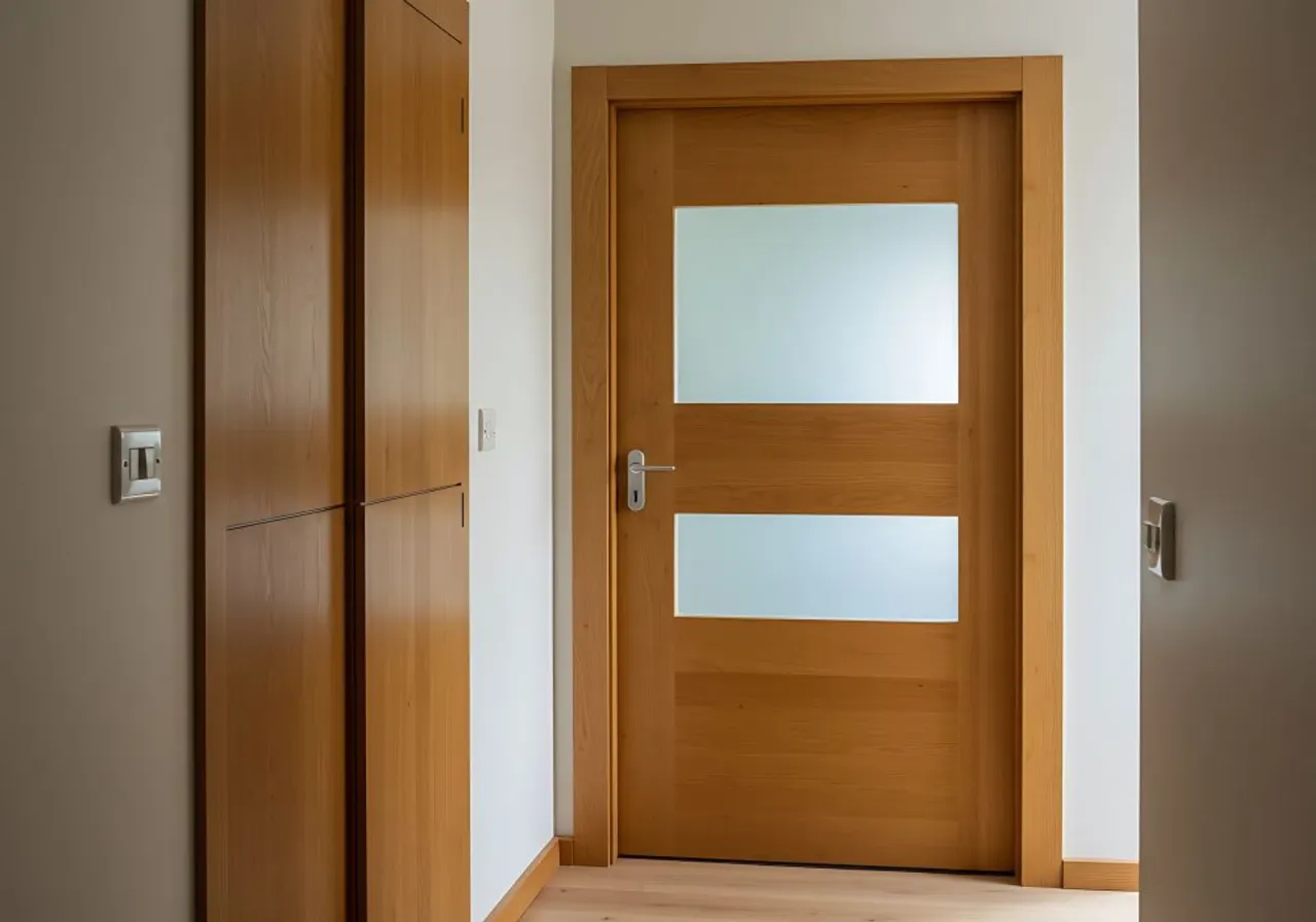 Szyba w drzwiach wewnętrznych renowacja folia ornamentowa