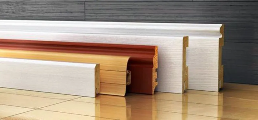 różne rodzaje listew przypodłogowych