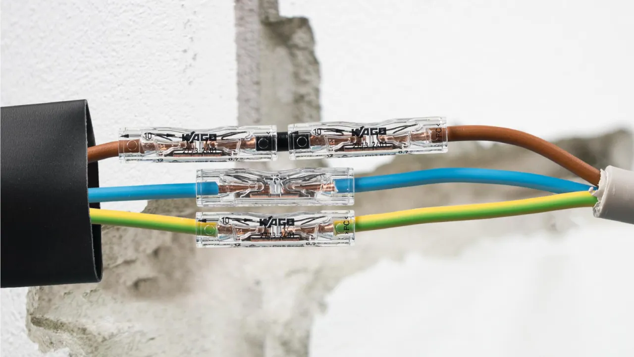 naprawa przewierconego kabla elektrycznego schemat