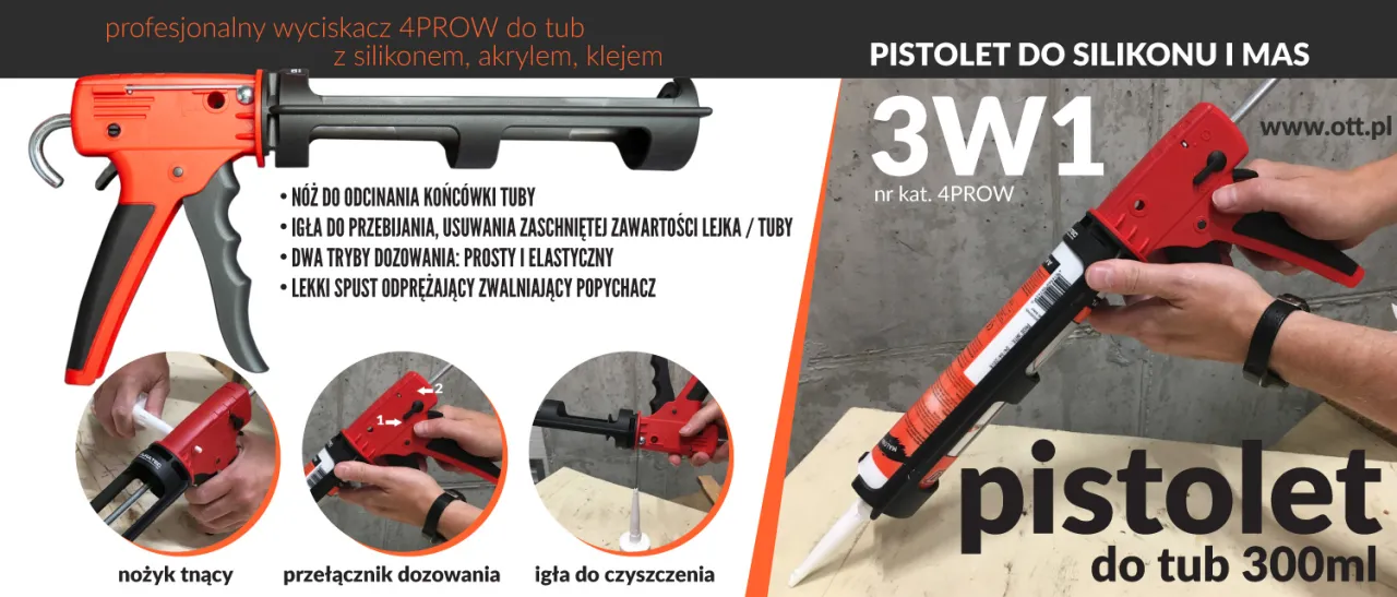 Narzędzia do czyszczenia pistoletu do silikonu