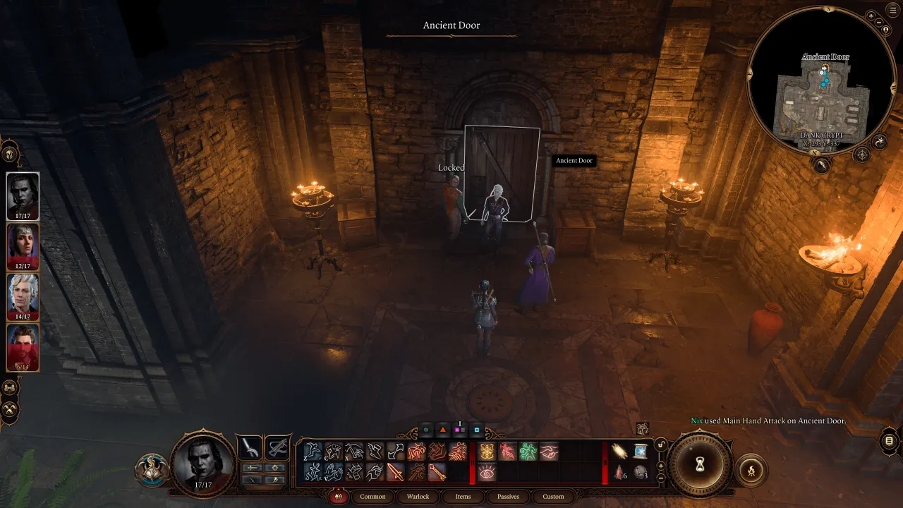 Baldur's Gate 3 Zwiędlak lokalizacja Wilgotna Krypta