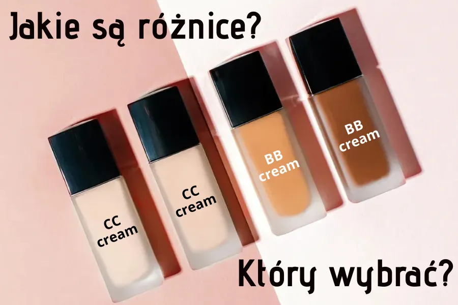 krem BB CC podkład r&oacute;żnice grafika
