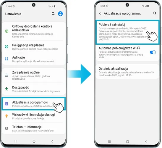 Aktualizacja systemu Android