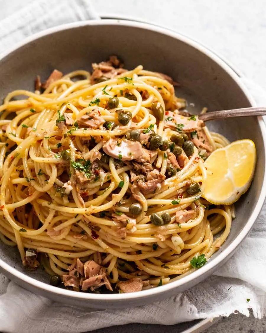 Zdjęcie Szybki i prosty przepis na pyszne spaghetti z tuńczykiem