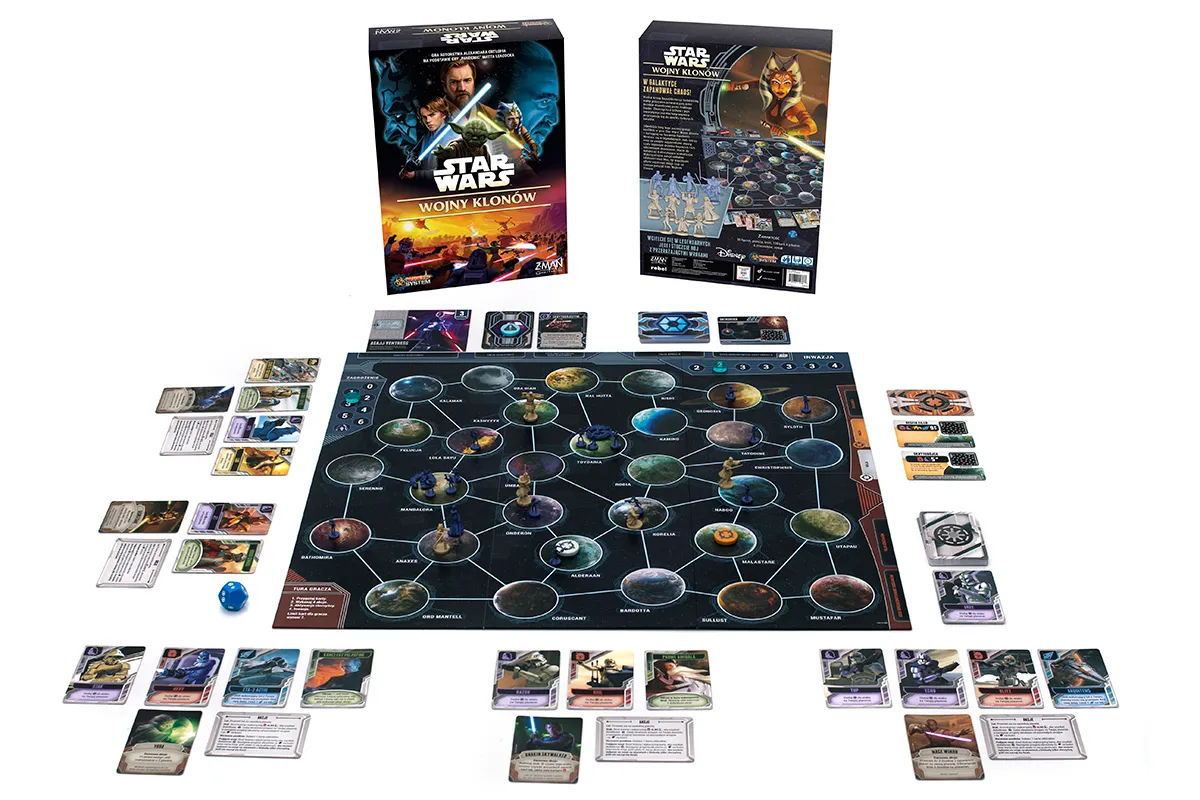 różne gry planszowe Star Wars