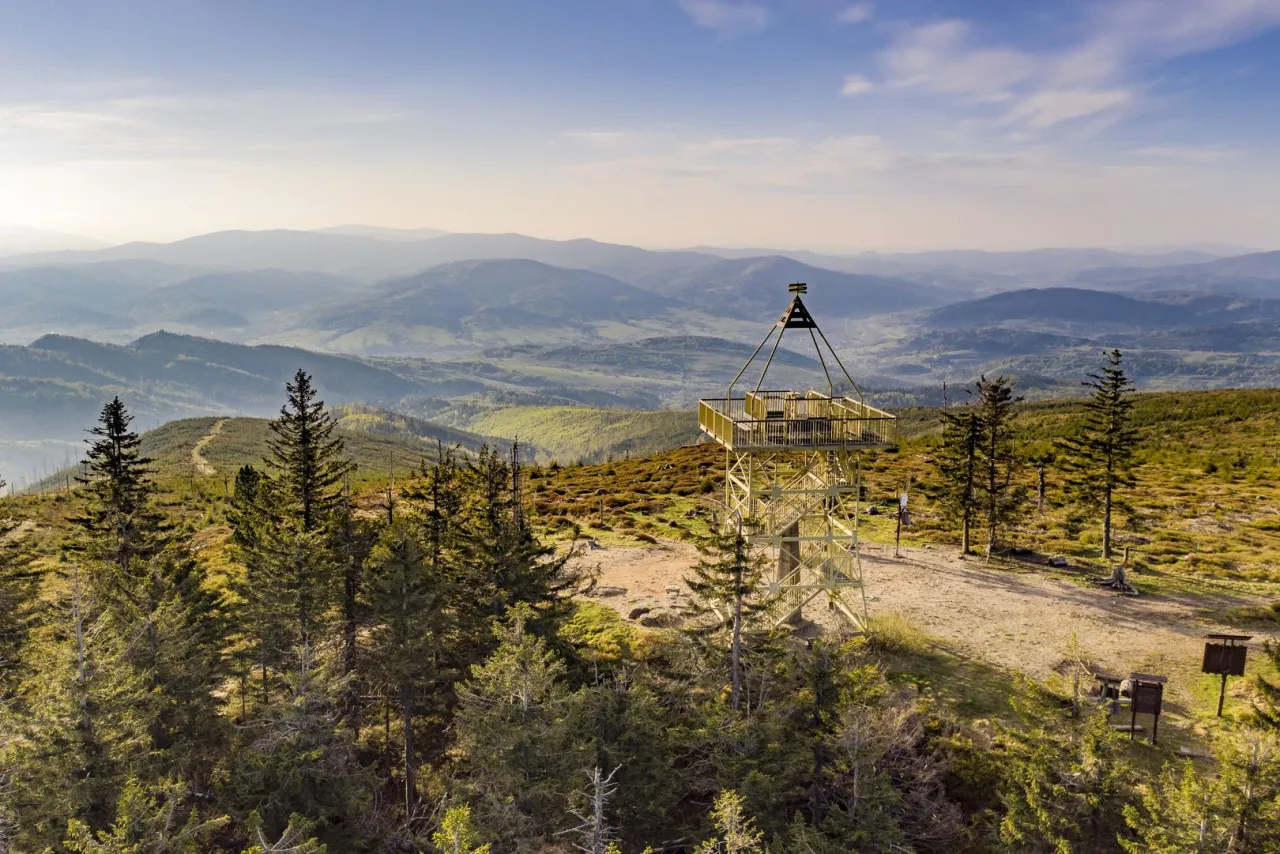 Beskid Śląski Barania Góra krajobraz