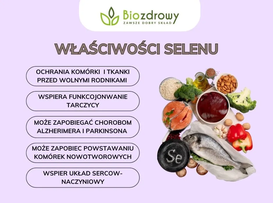 objawy niedoboru selenu grafika