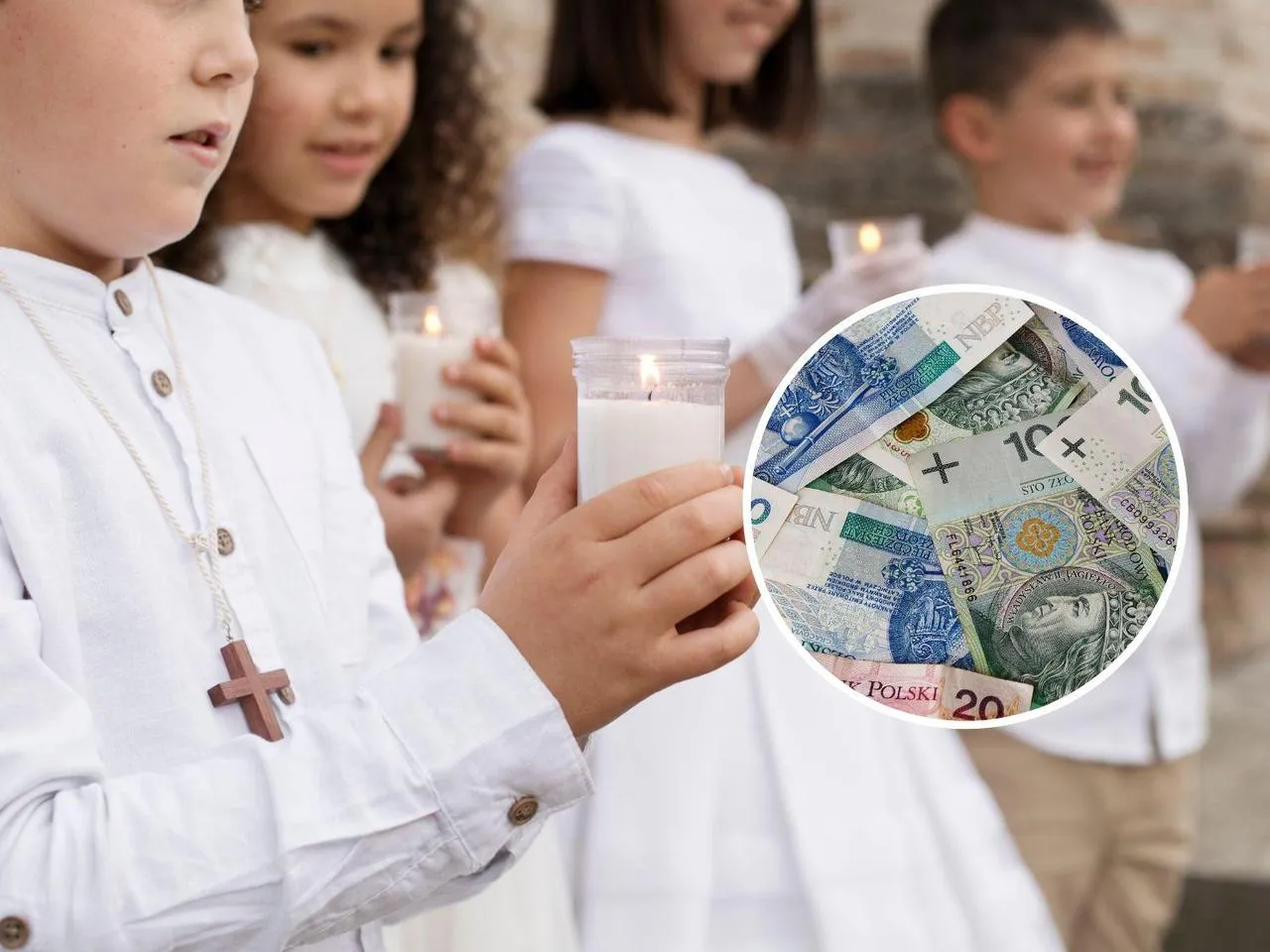 dzieci komunijne w maju