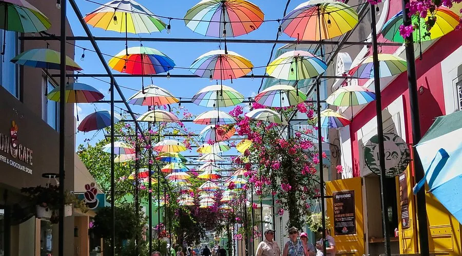 Wiktoriańskie domy Puerto Plata Calle de las Sombrillas