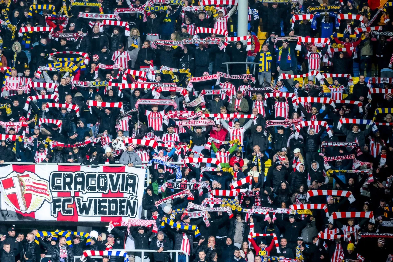Kibice Lecha Arki Cracovii razem
