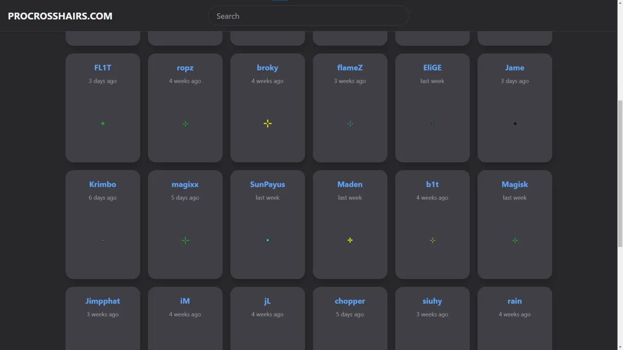 CS2 ustawienia celownika menu