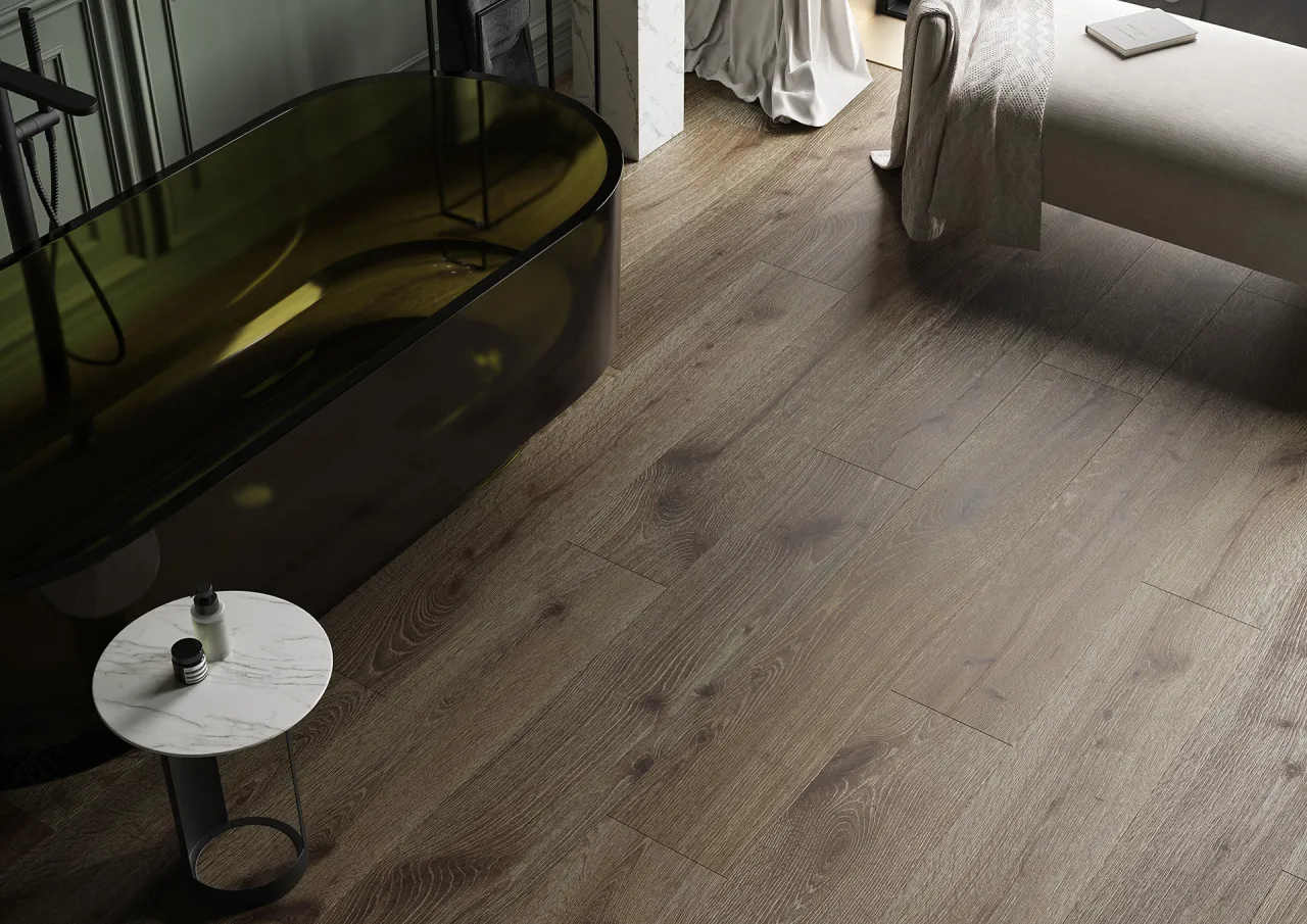 przekr&oacute;j panelu winylowego