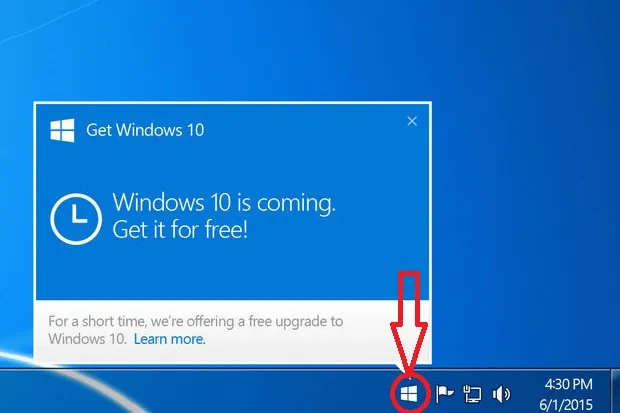 Windows 10 free upgrade logo old