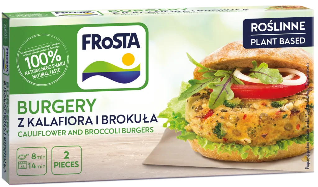 mrożone burgery pieczone w piekarniku na kratce