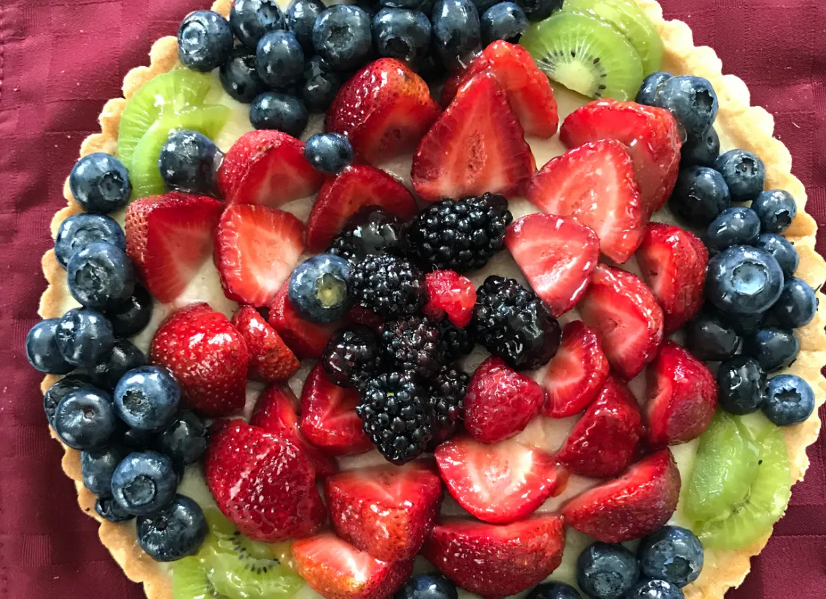 świeże owoce do ciasta