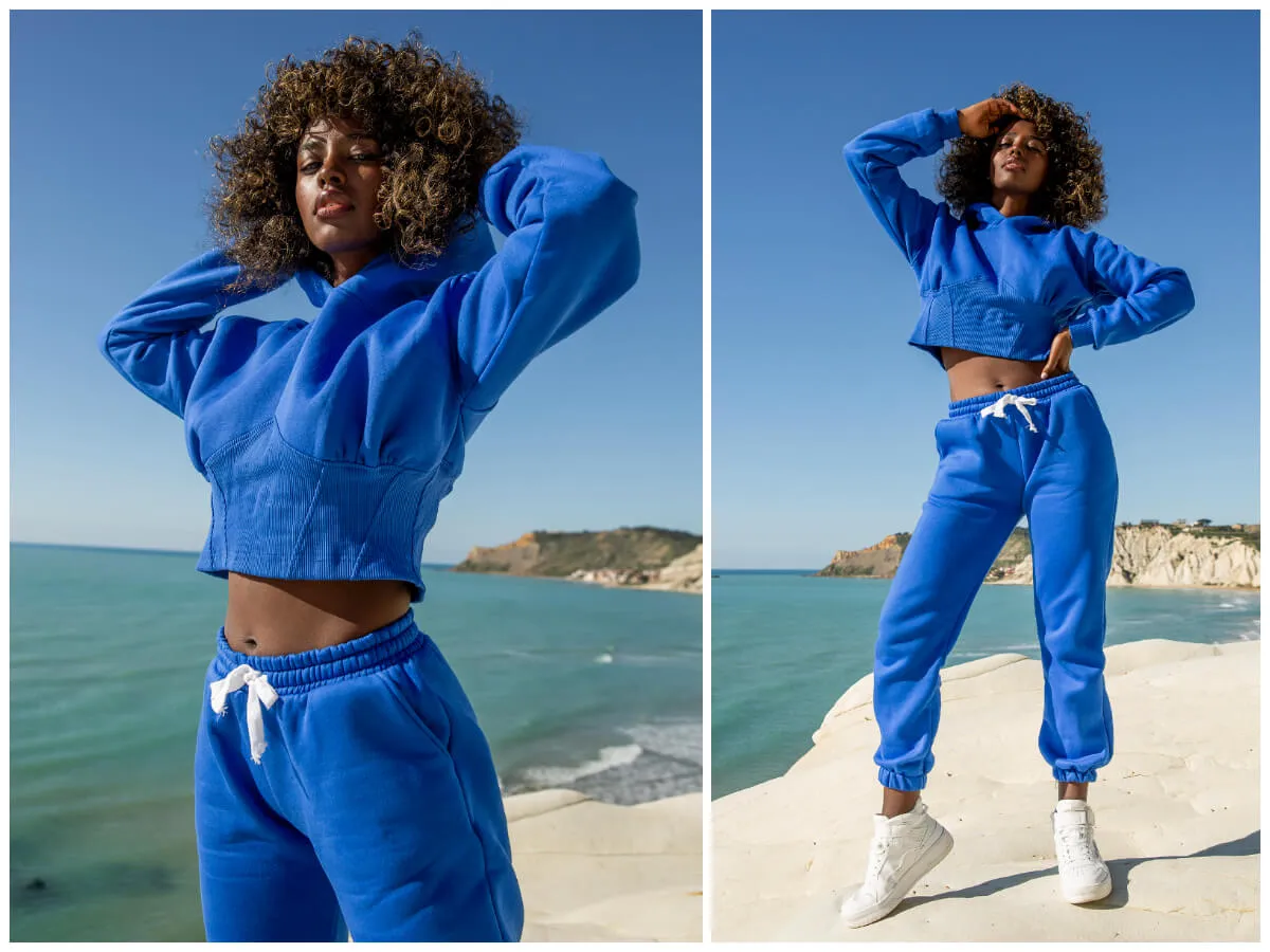 Stylizacje z bluzą oversize, cropped, komplety dresowe