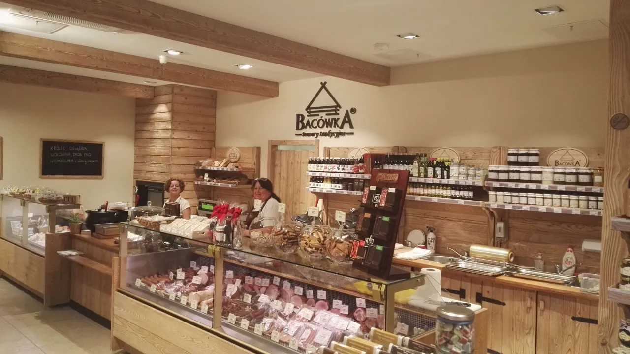 Bacówka Towary Tradycyjne Kraków wnętrze