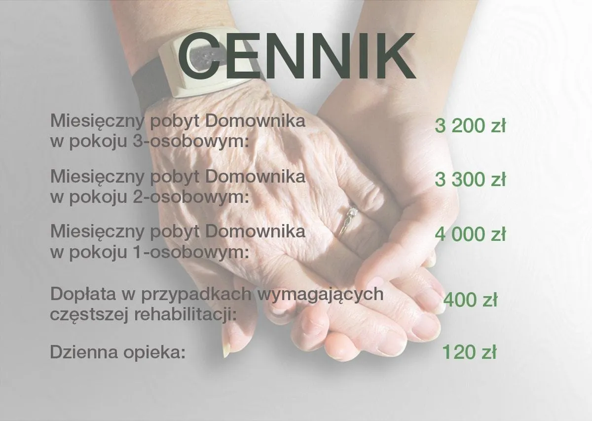 opieka domowa seniora cennik