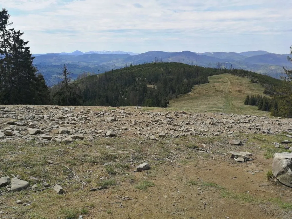 panorama z Muńcoła Beskid Żywiecki Tatry Mała Fatra