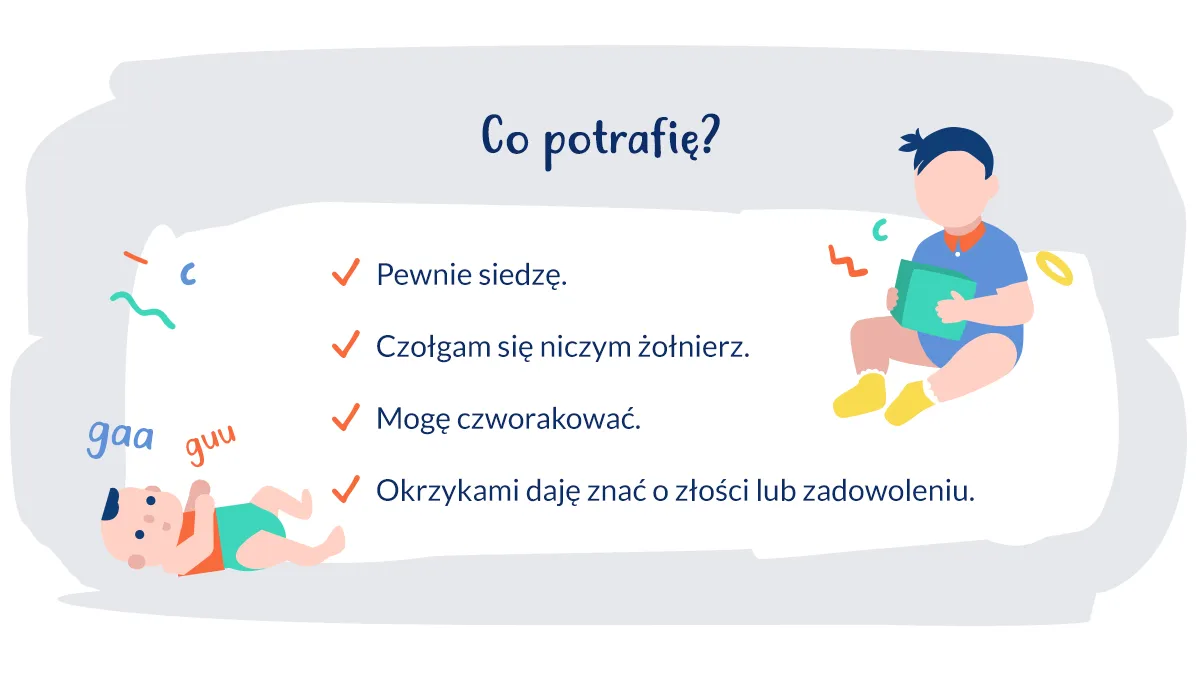 8 miesięczne dziecko rozwój