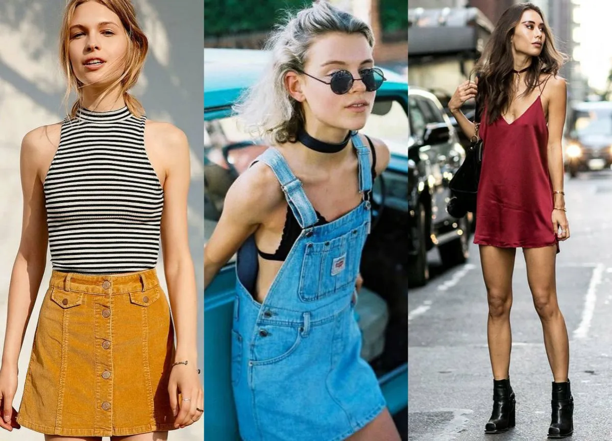 Stylizacje damskie lata 90 impreza