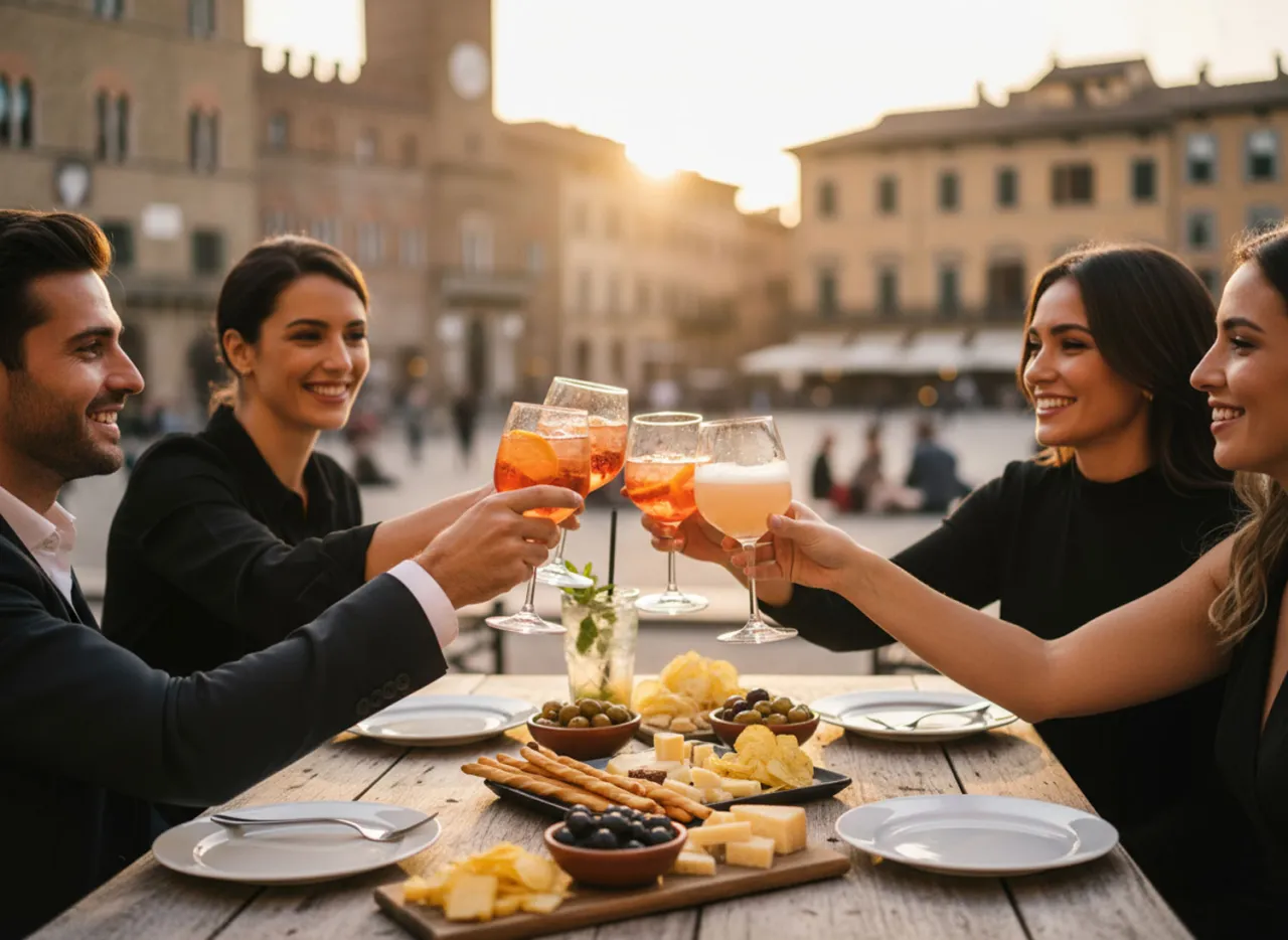 Ristorante aperitivo di qualit&agrave; Italia atmosfera