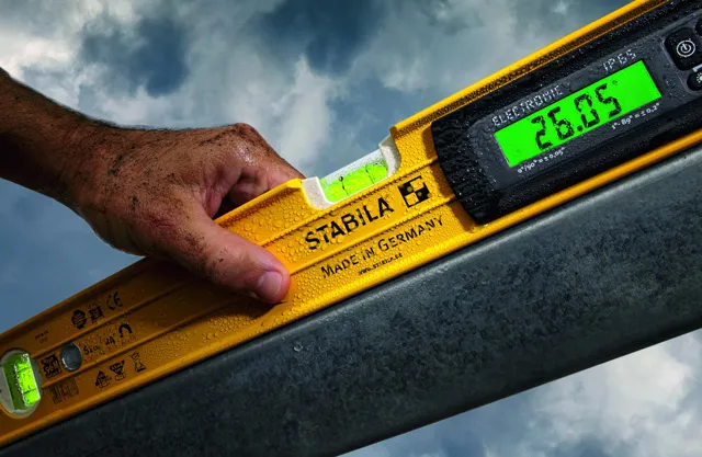 kalibracja poziomicy cyfrowej ekran