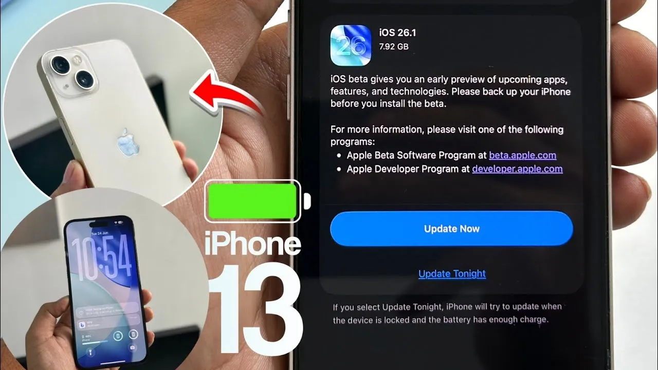 iPhone 13 aktualizacje iOS harmonogram