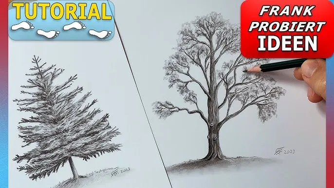 Malutensilien f&uuml;r Anf&auml;nger B&auml;ume