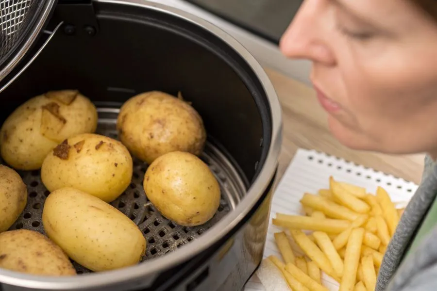 problemy z frytkami airfryer rozwiązania