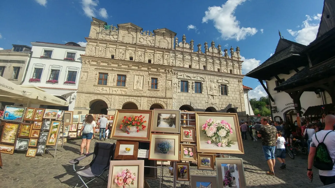 Rynek Kazimierz Dolny kamienice