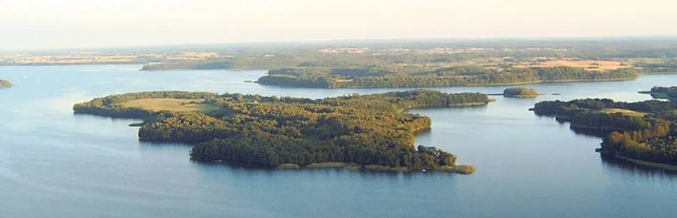 Jezioro Drawsko wyspa Bielawa