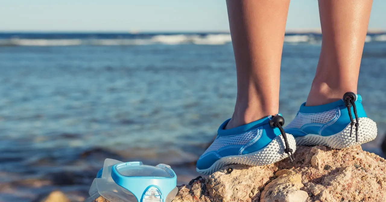 Buty do wody na kamieniste plaże Chorwacja