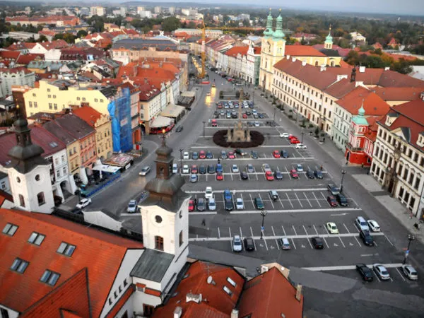 Hradec Kr&aacute;lov&eacute; Stare Miasto panorama