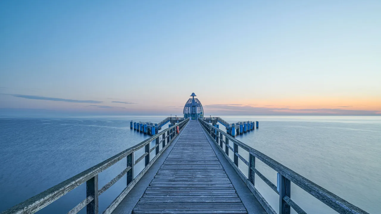 Sellin Seebrücke mit Tauchgondel