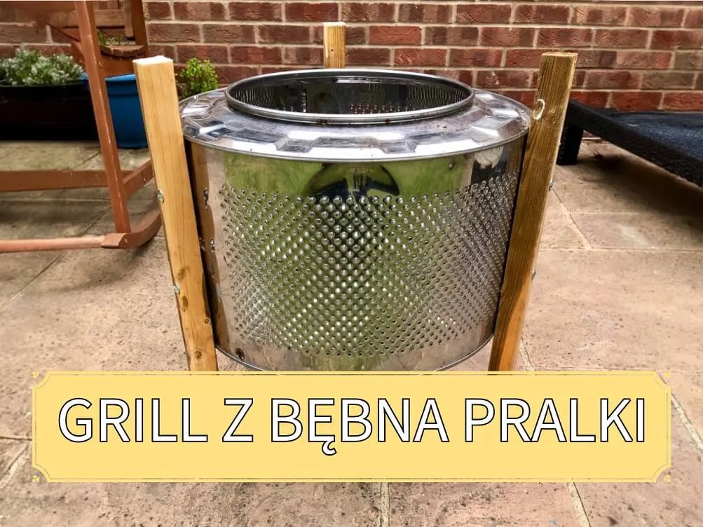 grill z bębna pralki gotowy