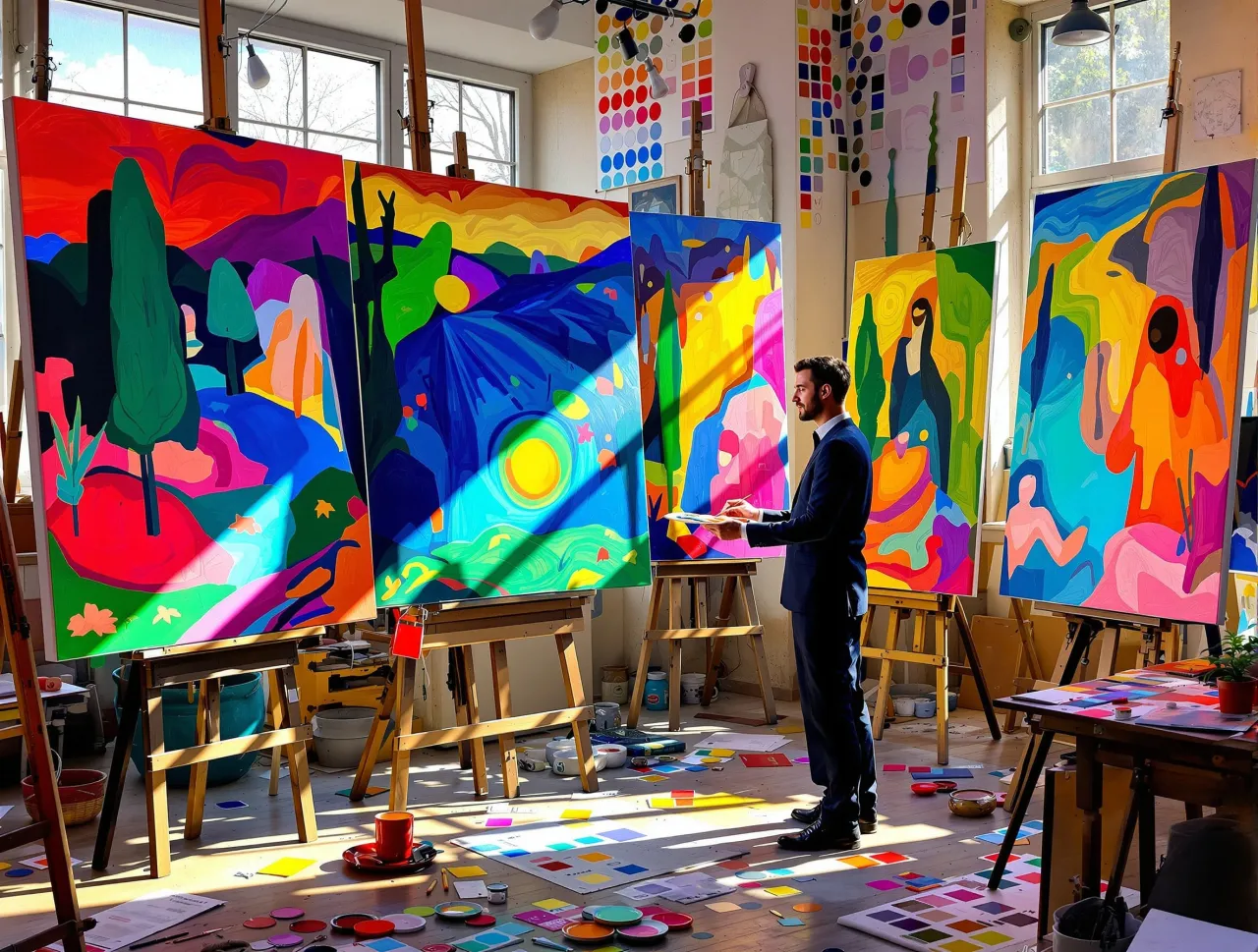 obrazy fowistyczne przykłady intensywnych kolor&oacute;w