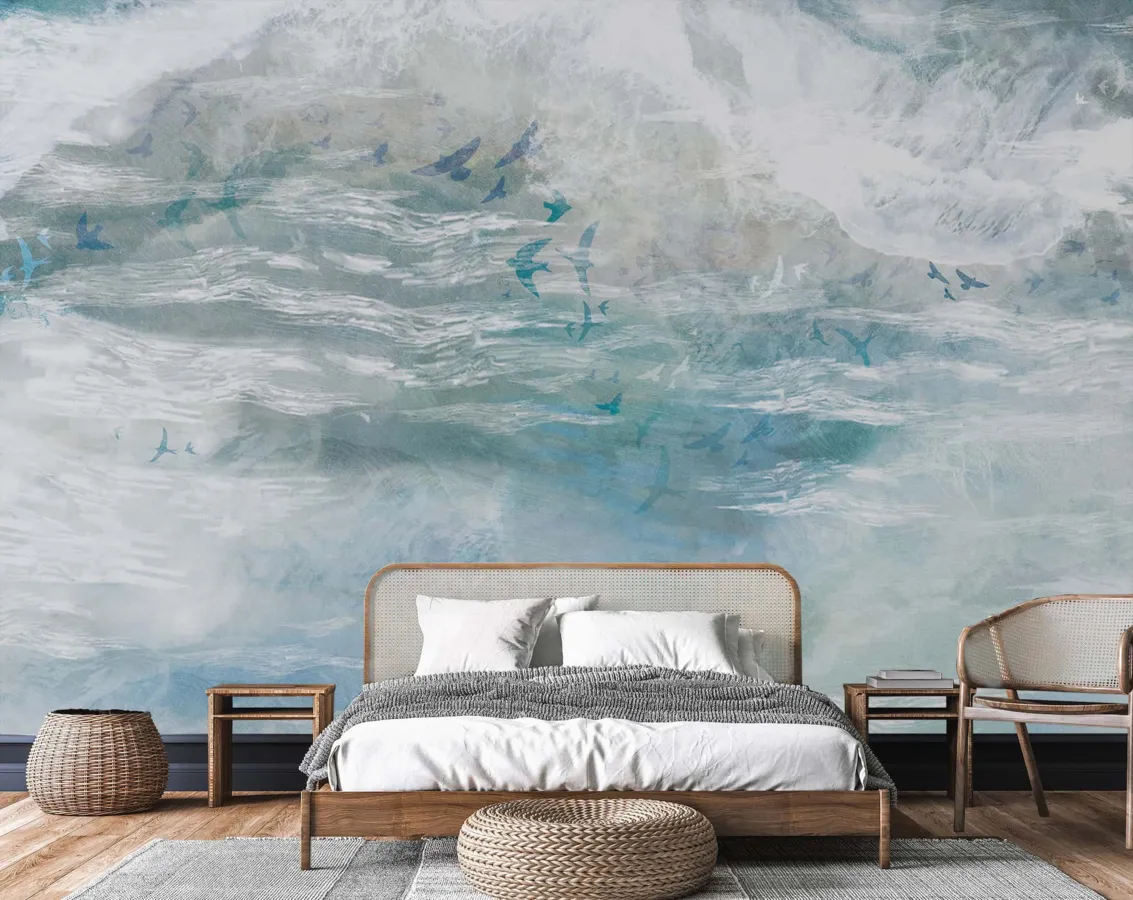 Modne tapety do małej sypialni 2026