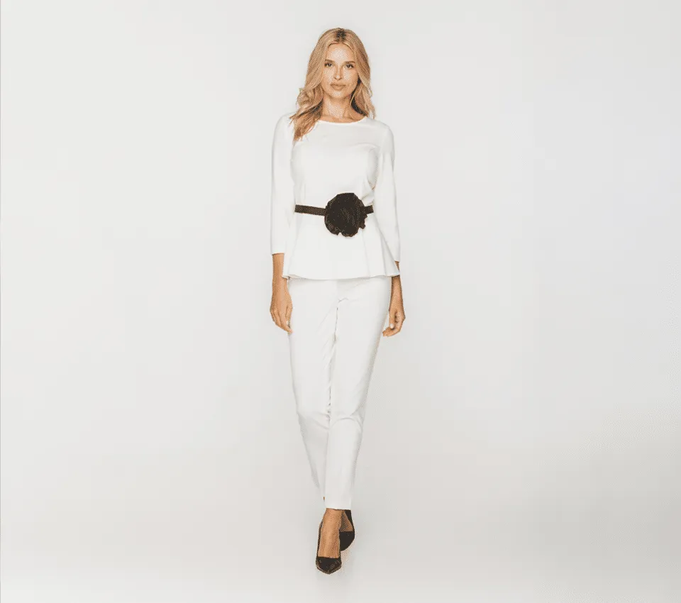 Białe spodnie r&oacute;żne fasony do sylwetki