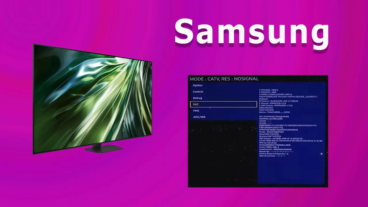 telewizor samsung menu ustawienia reset fabryczny