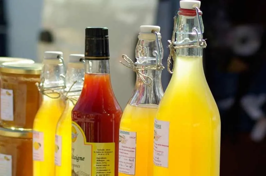 pasteryzacja butelek syropu