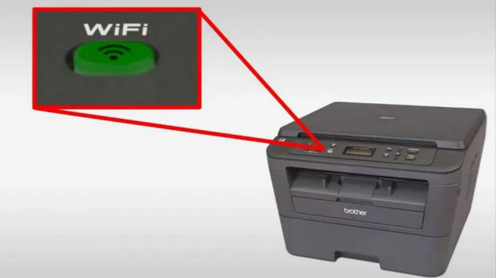 Brother printer connect to wifi WPS button