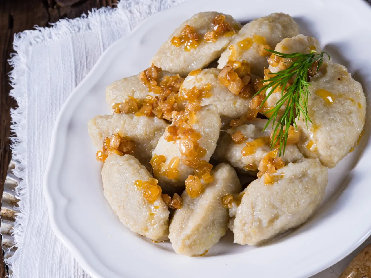 Składniki na szare kluski