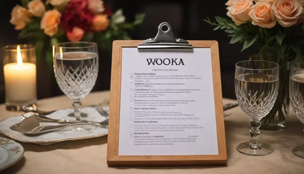 checklista przygotowań do imprezy napoje