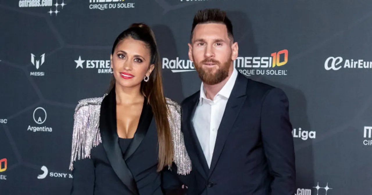 Antonella Roccuzzo i Lionel Messi razem